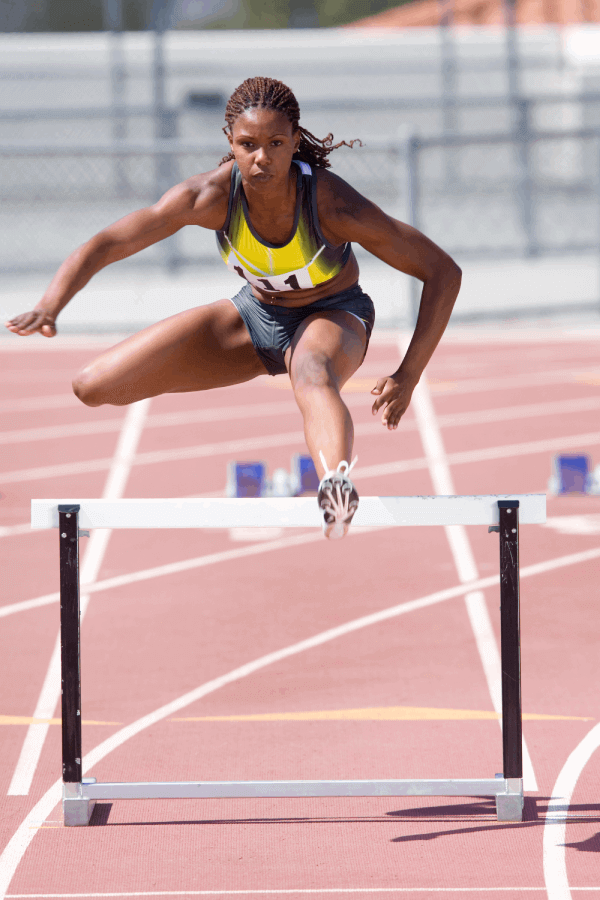 hurdle running